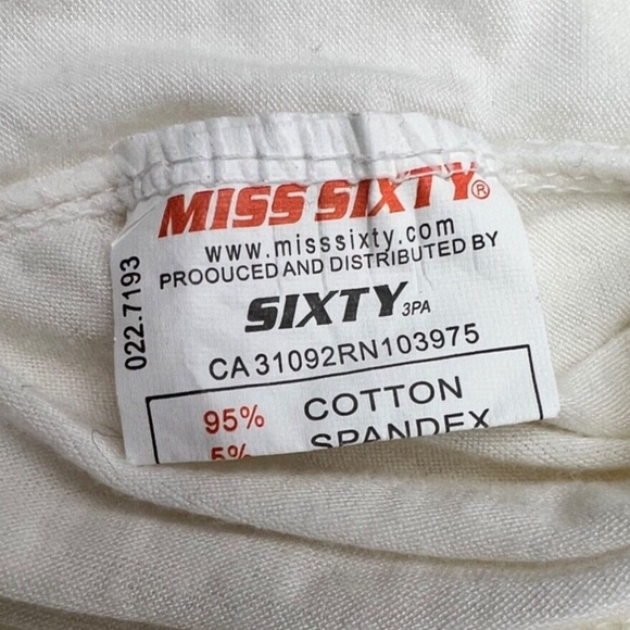 Vintage Lady Gaga Miss Sixty Diamond Shirt 2000s Y2K - Picture 3 of 6